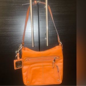 Tignanello Orange Shoulder / crossbody bag
